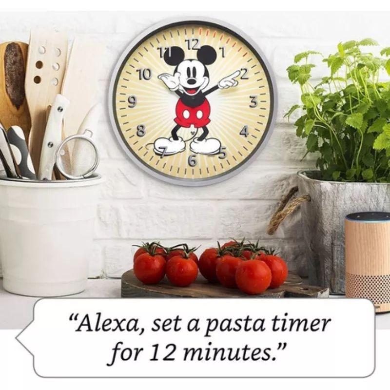 Amazon Echo Wall Clock Disney Mickey Mouse Edition Com Alexa
